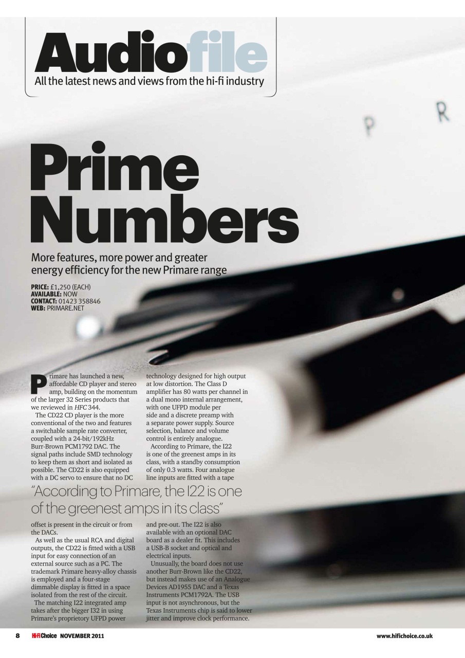 Hi-Fi Choice Preview Pages