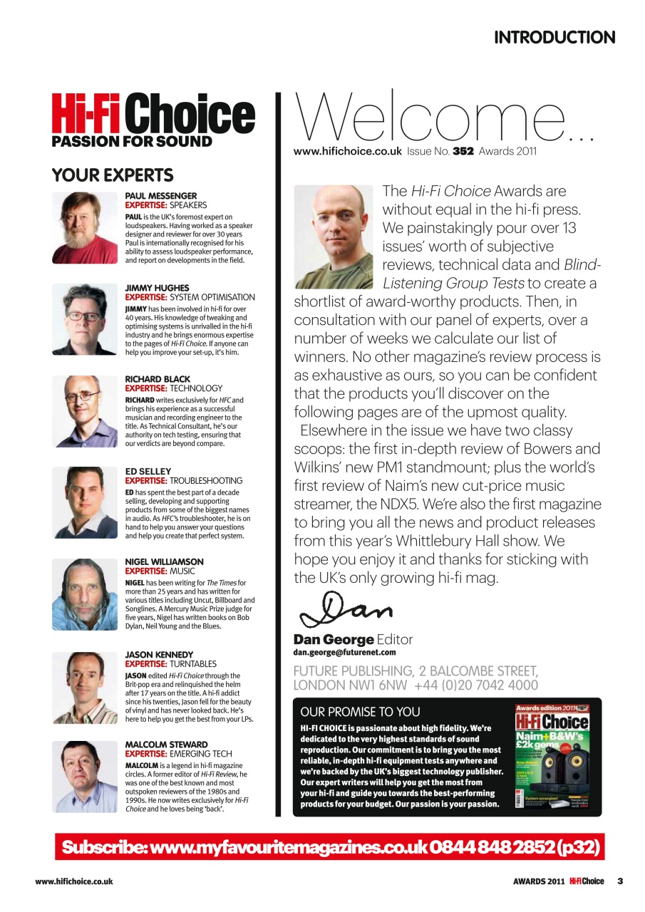 Hi-Fi Choice Preview Pages