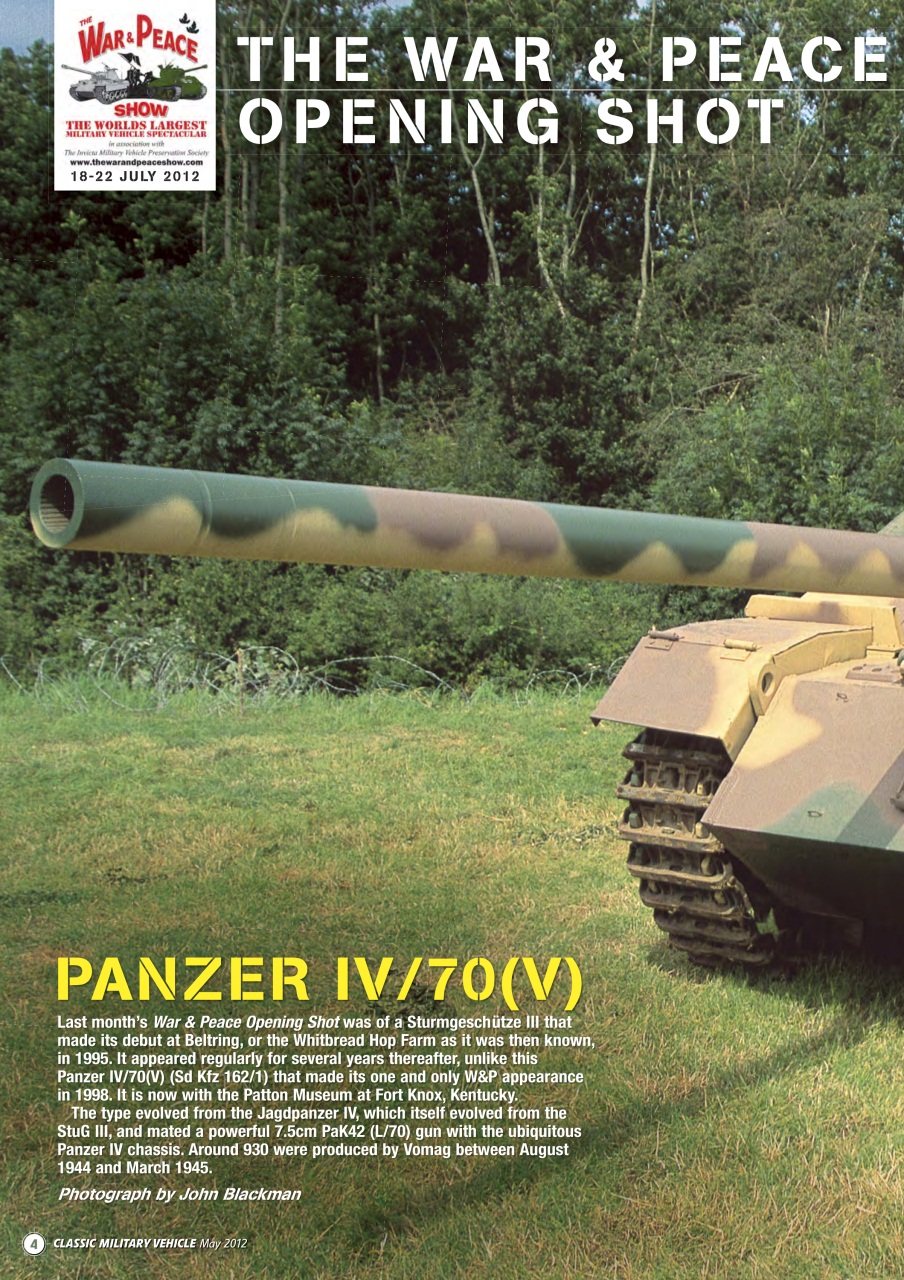 Classic Military Vehicle Preview Pages