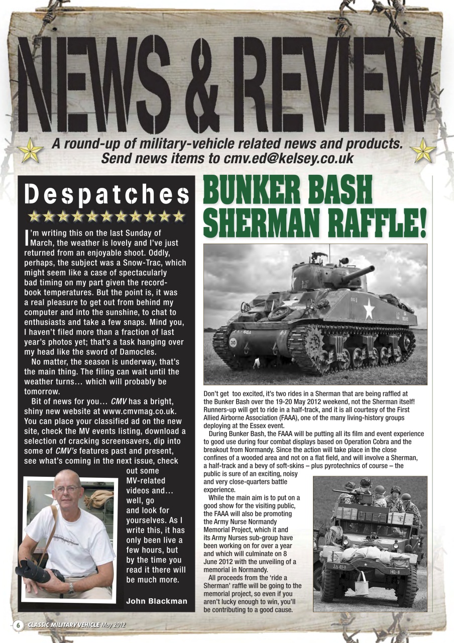 Classic Military Vehicle Preview Pages