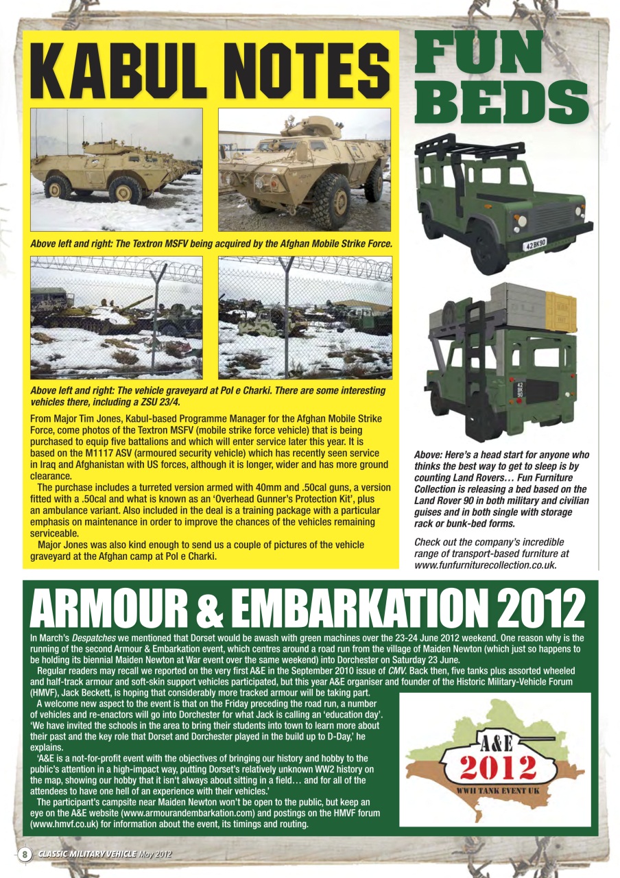 Classic Military Vehicle Preview Pages