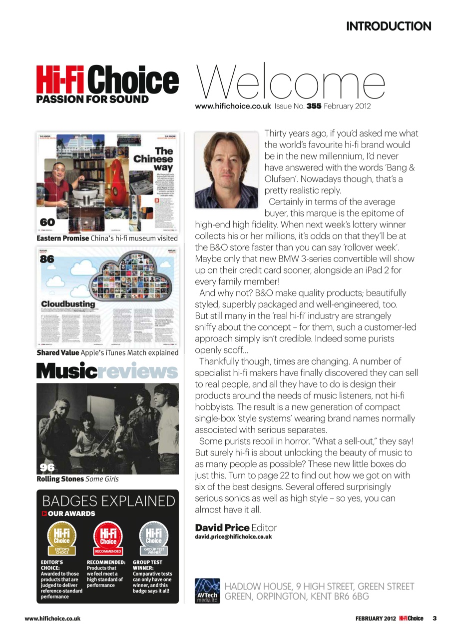 Hi-Fi Choice Preview Pages