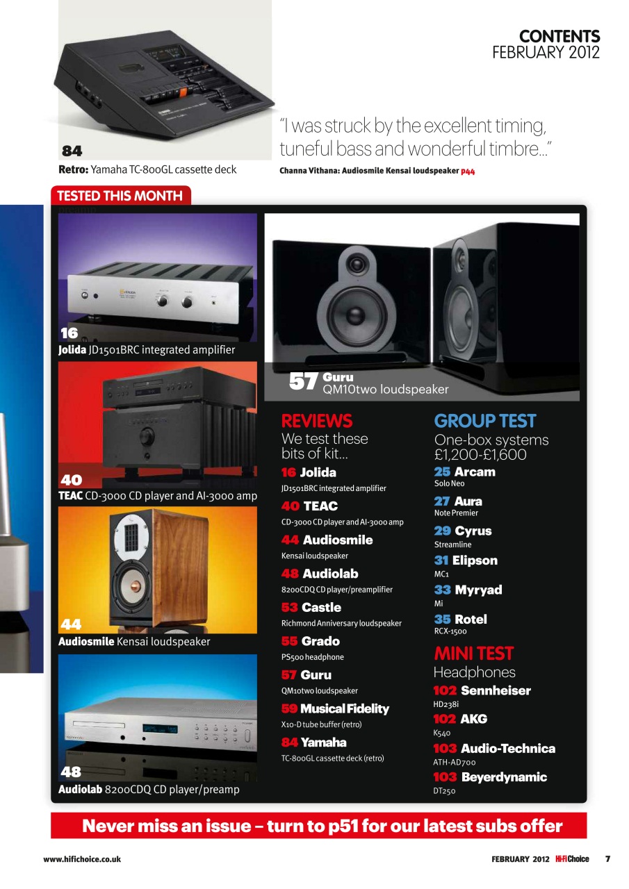 Hi-Fi Choice Preview Pages