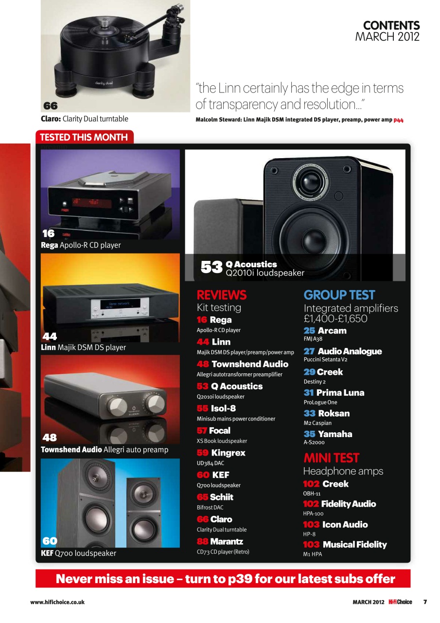 Hi-Fi Choice Preview Pages