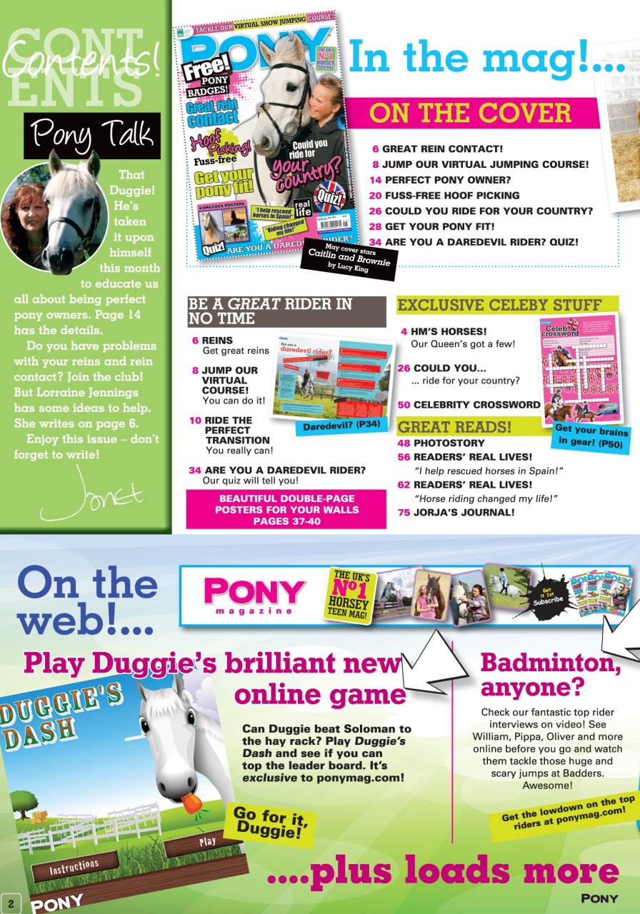 Pony Magazine Preview Pages