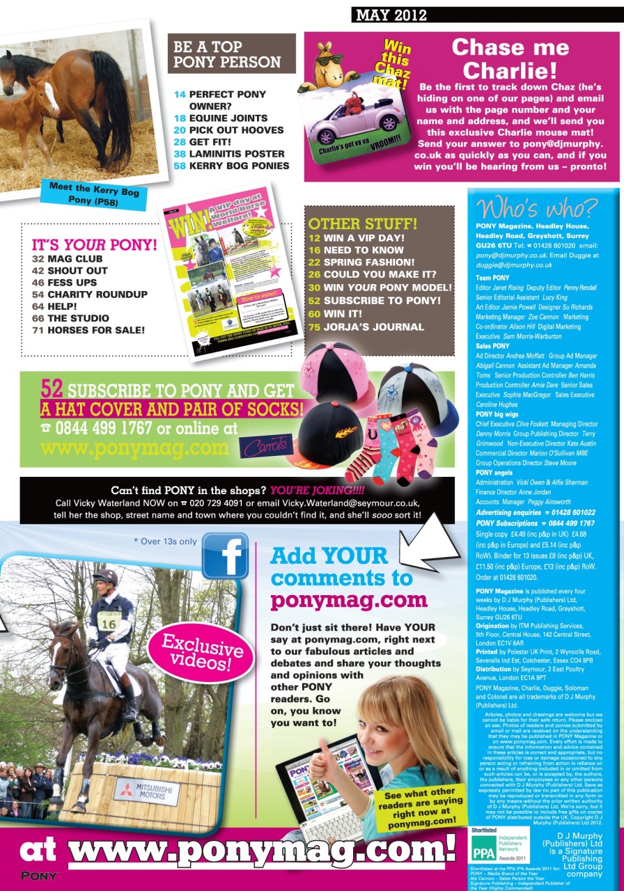 Pony Magazine Preview Pages