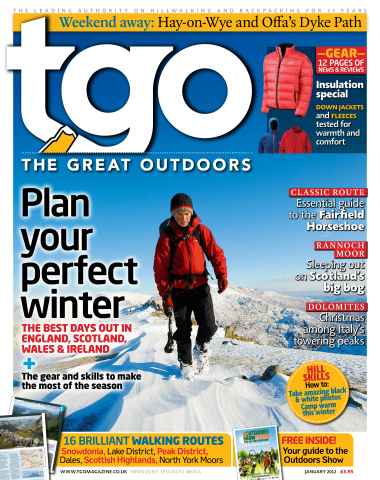 TGO - The Great Outdoors Magazine issue January 12