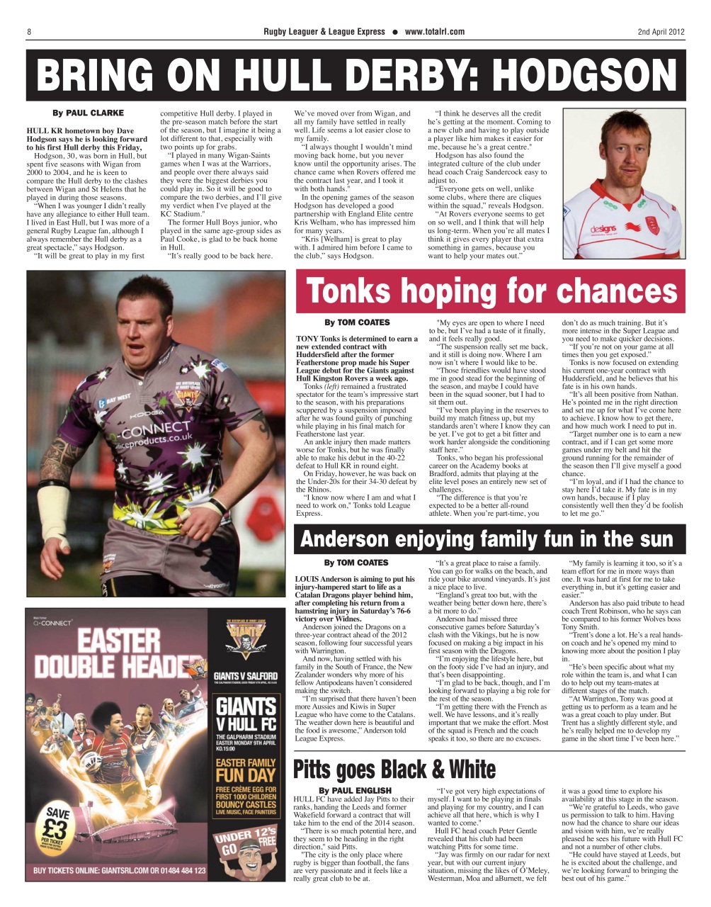 League Express Preview Pages