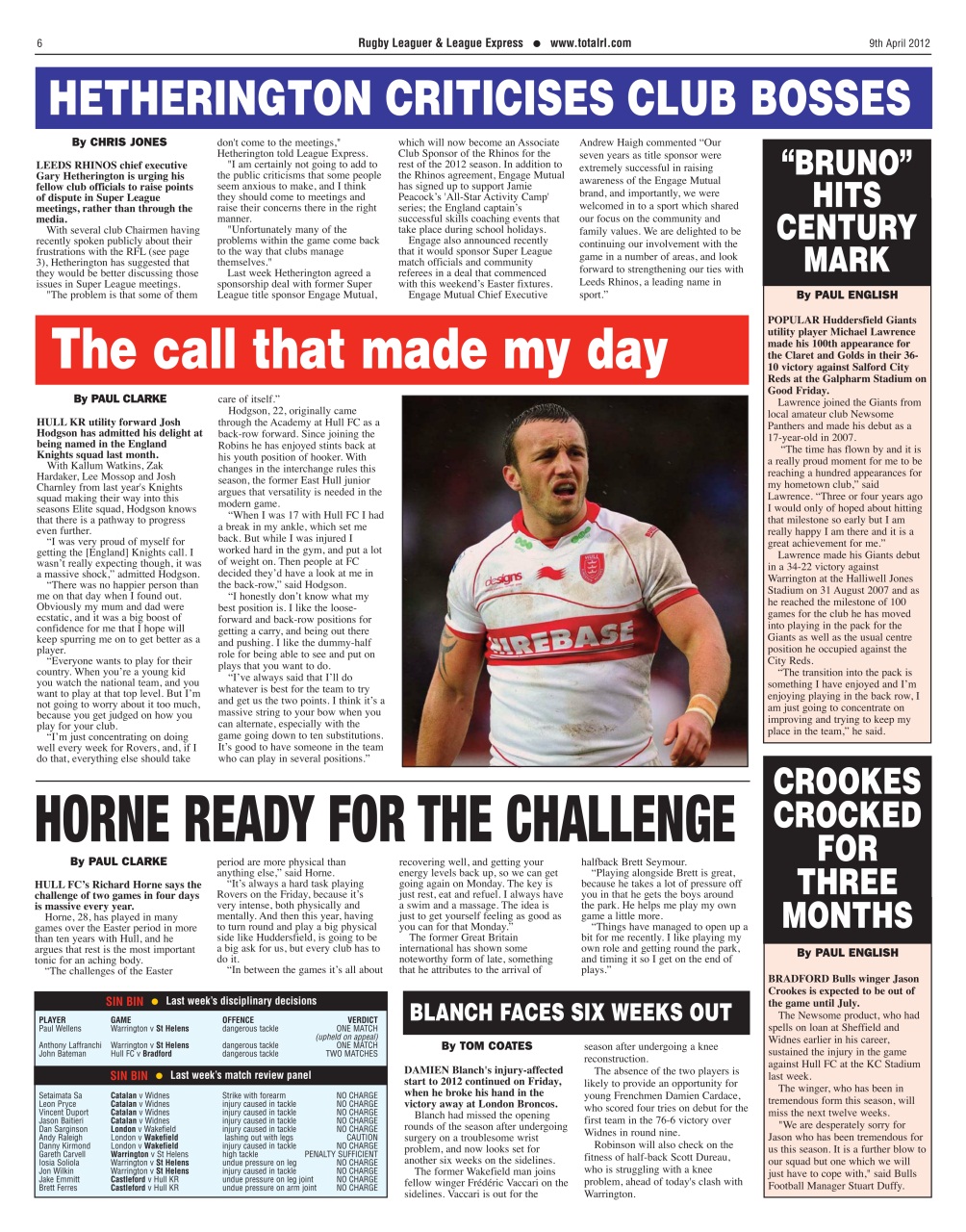 League Express Preview Pages