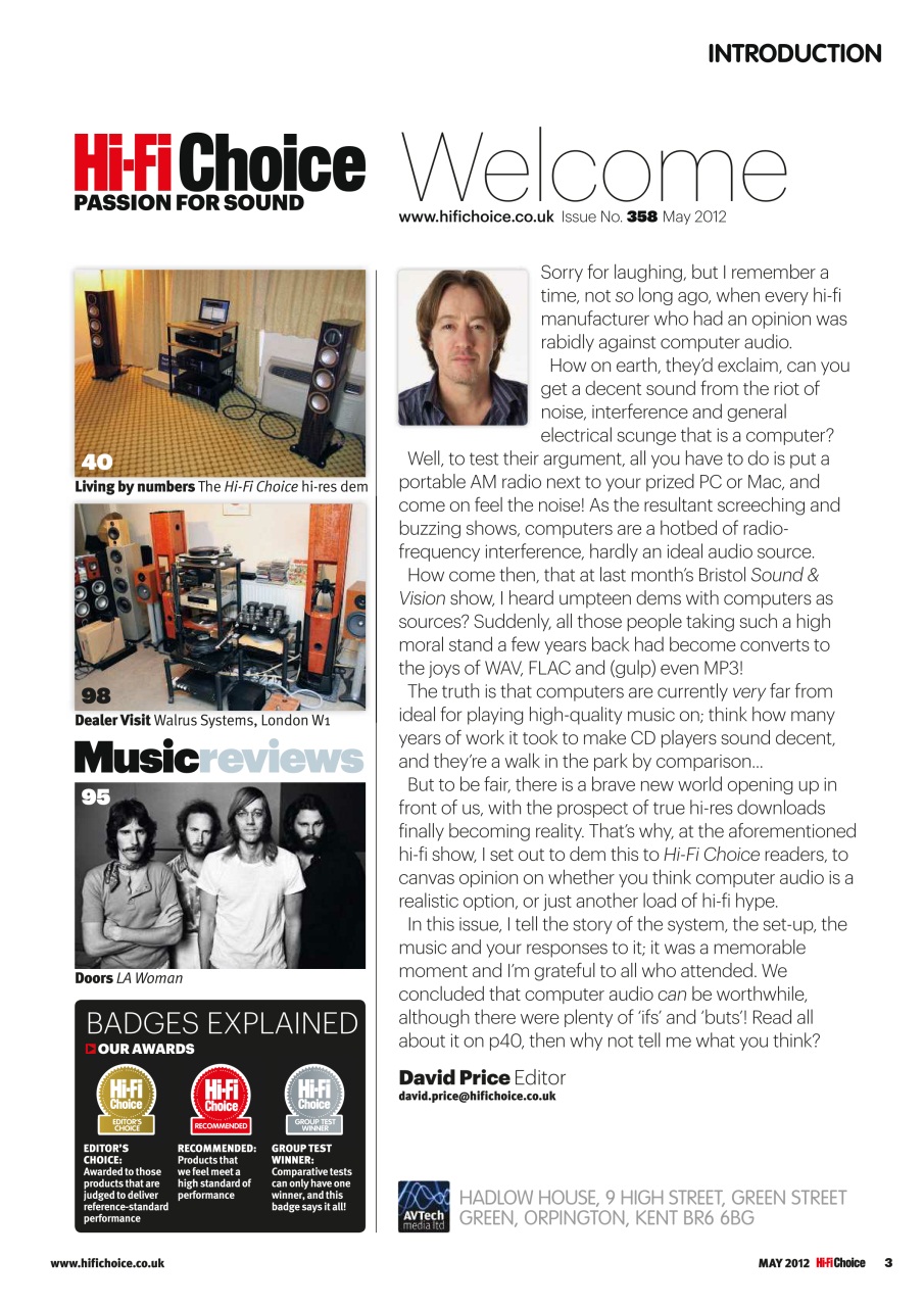 Hi-Fi Choice Preview Pages