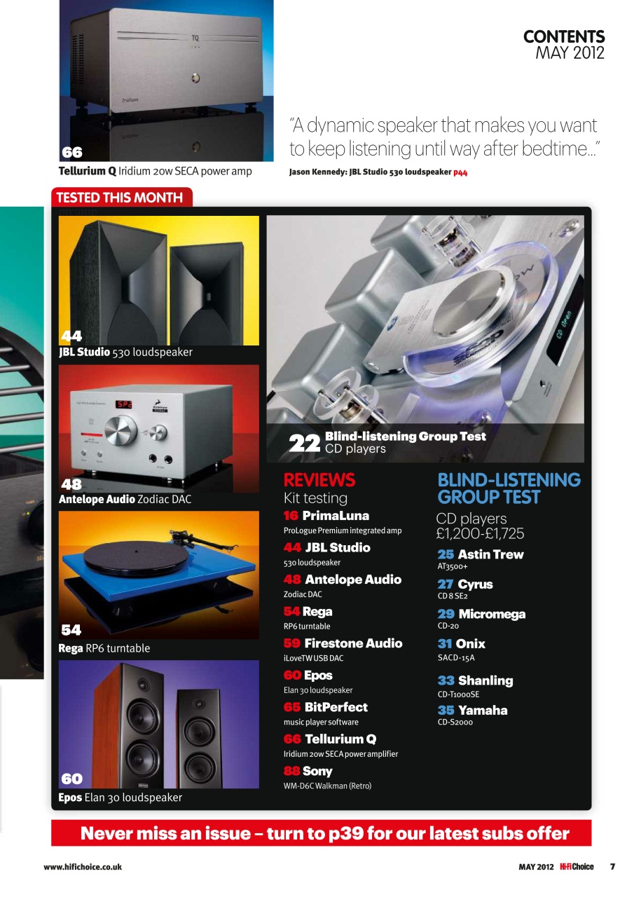 Hi-Fi Choice Preview Pages