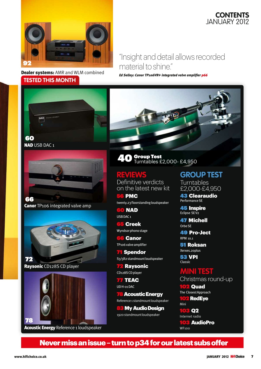 Hi-Fi Choice Preview Pages