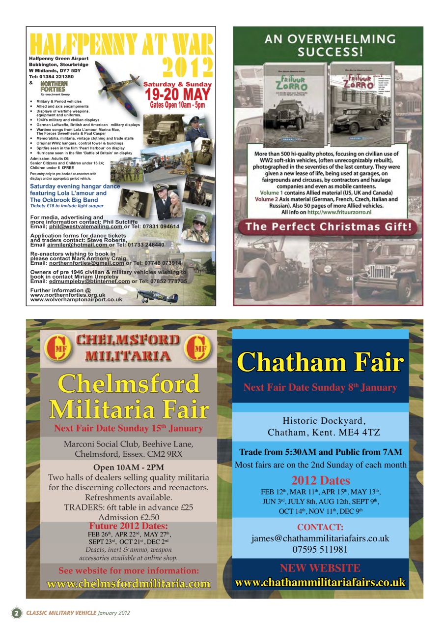 Classic Military Vehicle Preview Pages