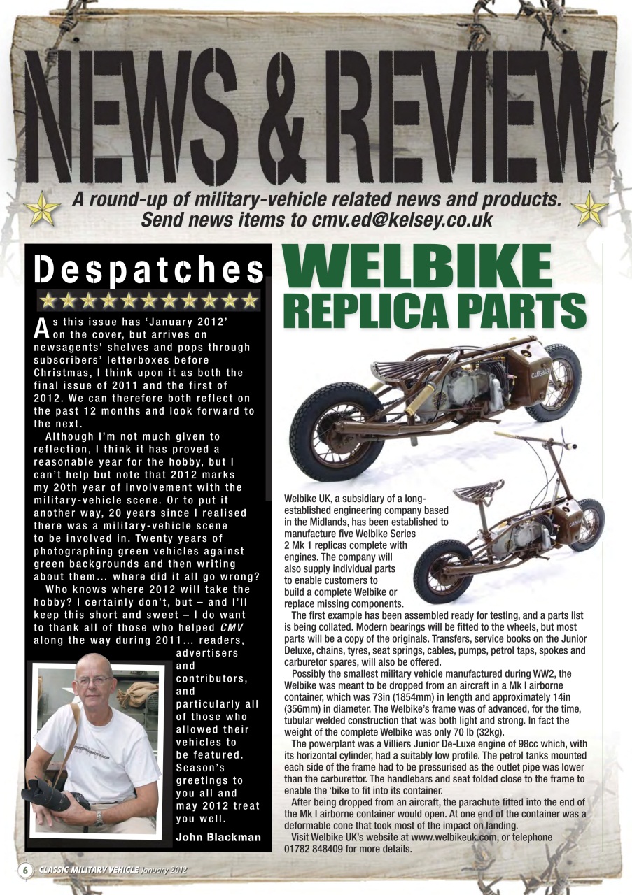 Classic Military Vehicle Preview Pages