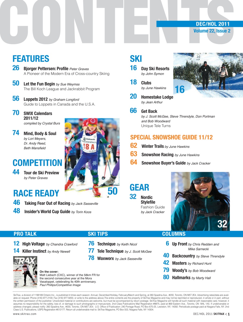 SkiTrax Preview Pages