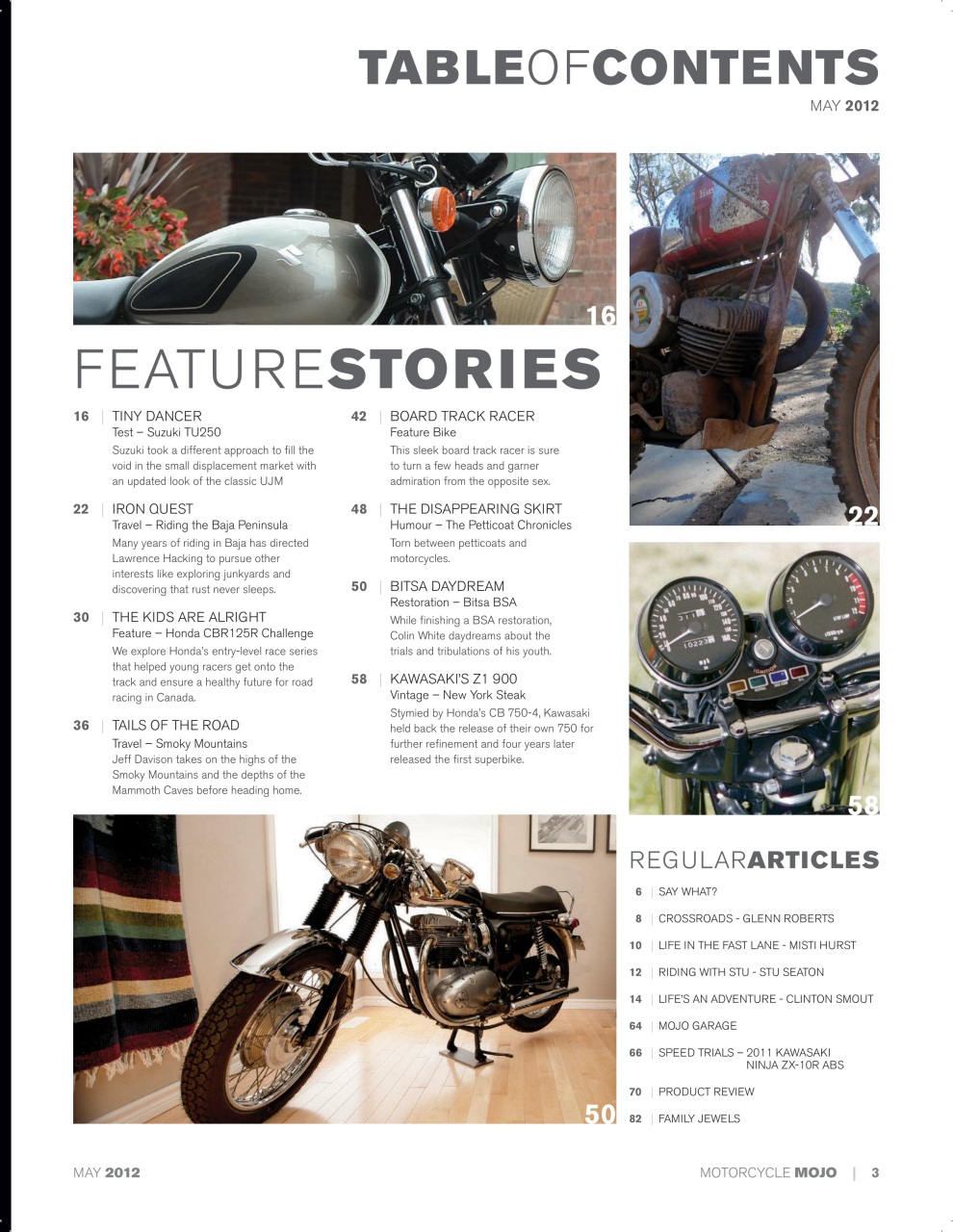 Motorcycle Mojo Preview Pages