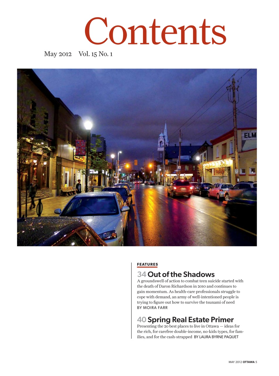 Ottawa Magazine Preview Pages