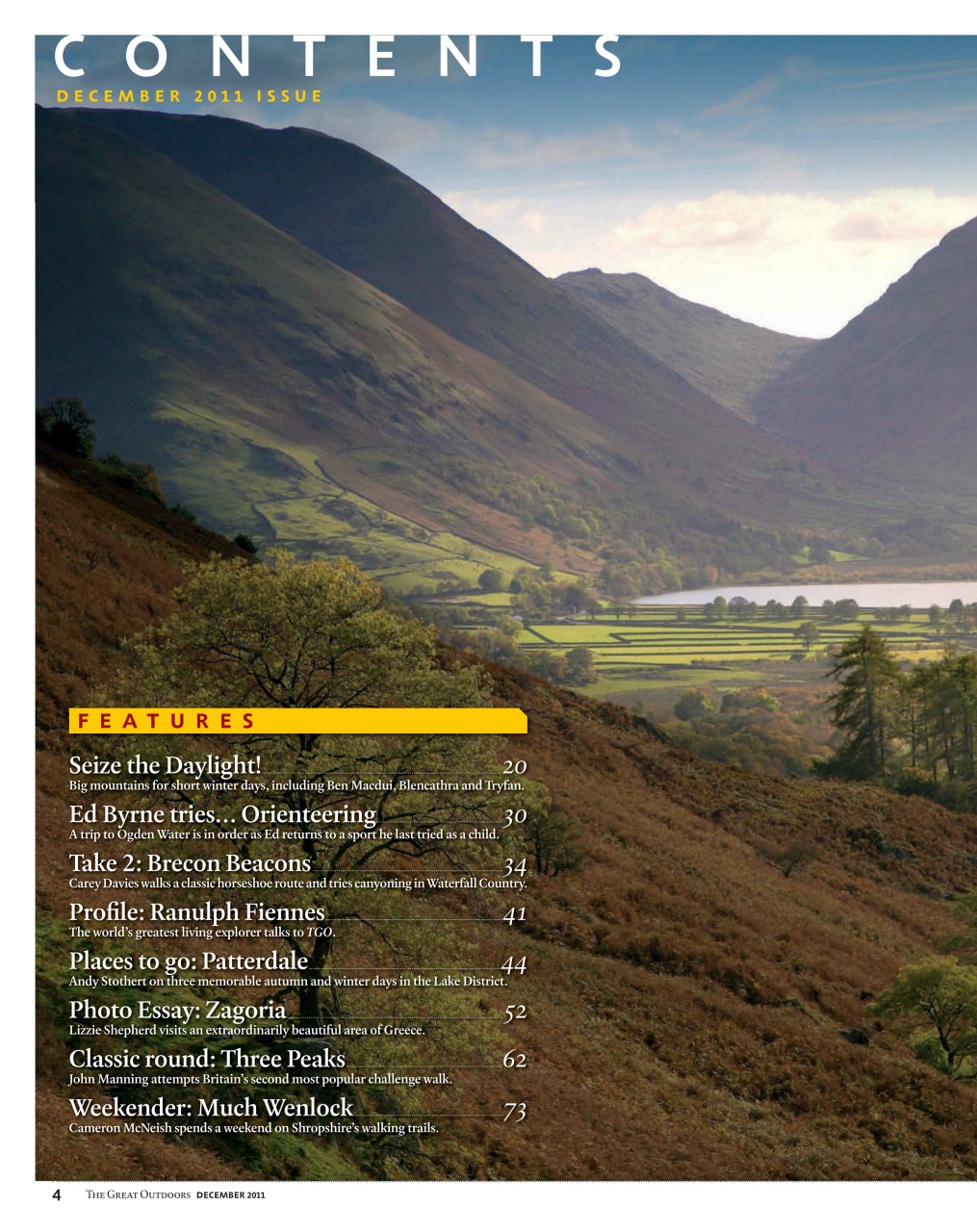 TGO - The Great Outdoors Magazine Preview Pages