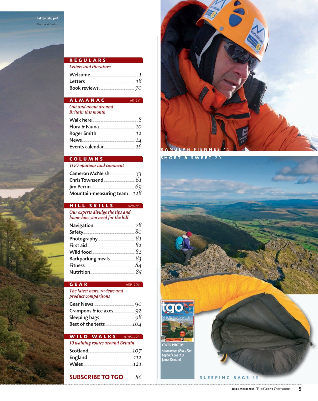 TGO - The Great Outdoors Magazine Preview Pages