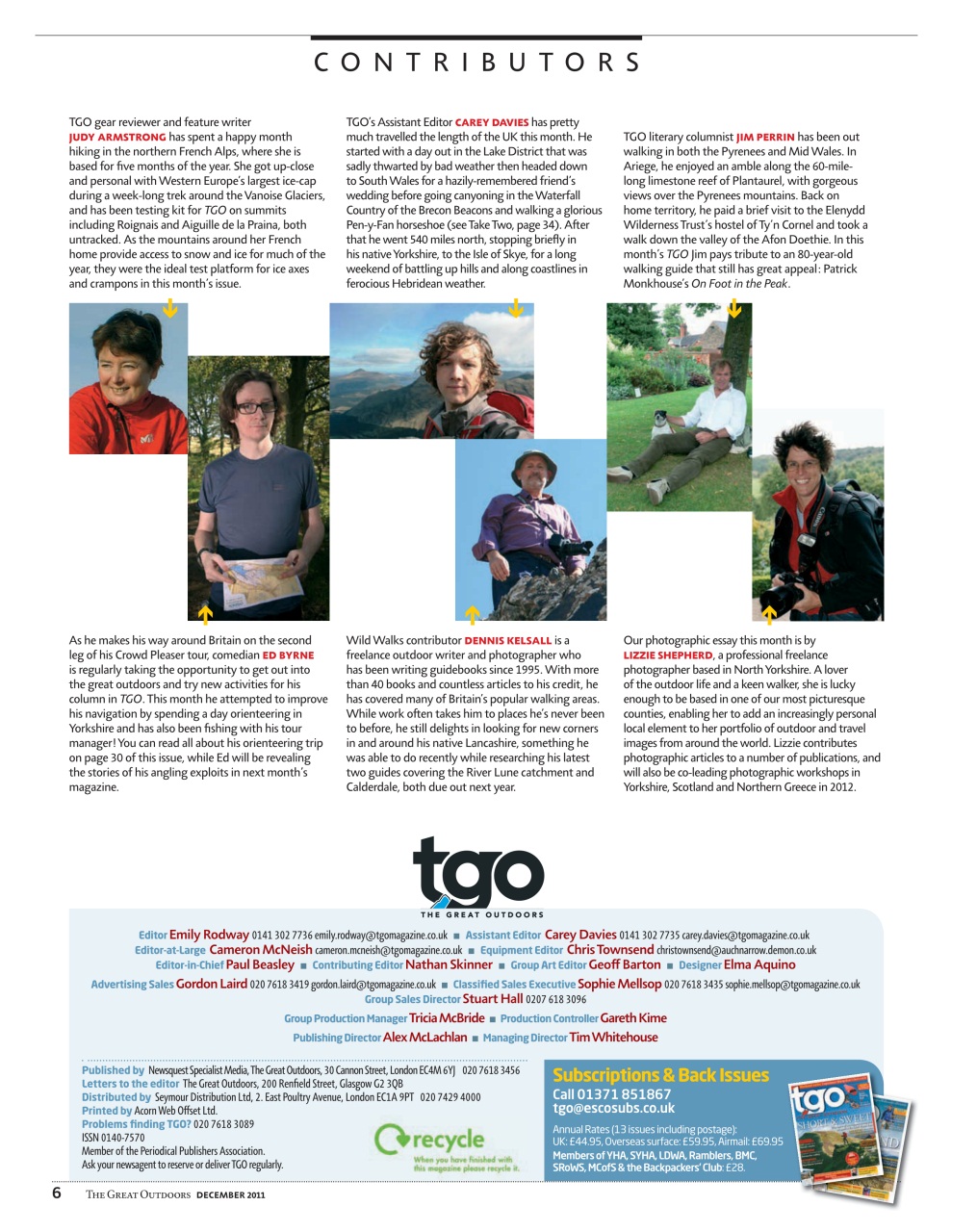 TGO - The Great Outdoors Magazine Preview Pages
