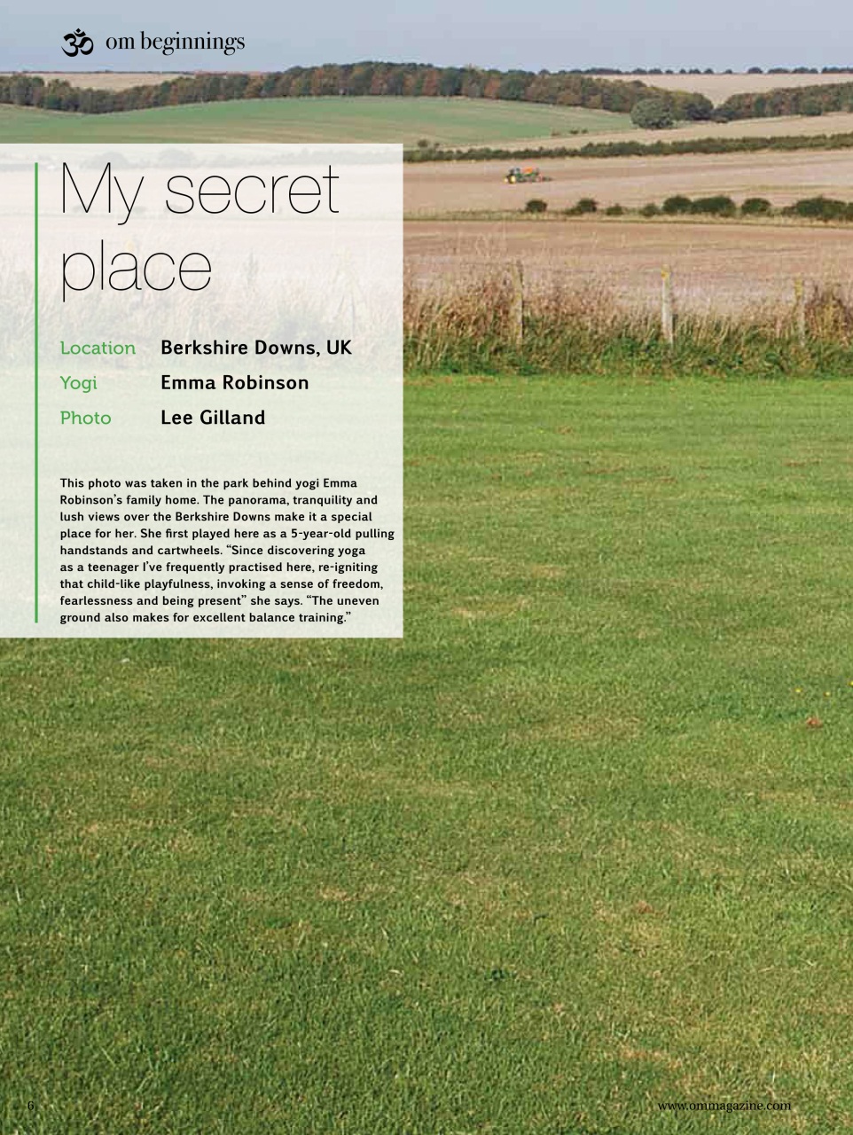 OM Yoga Magazine Preview Pages