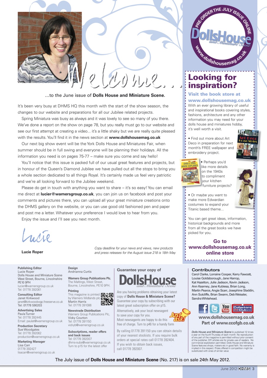 Dolls House and Miniature Scene Preview Pages