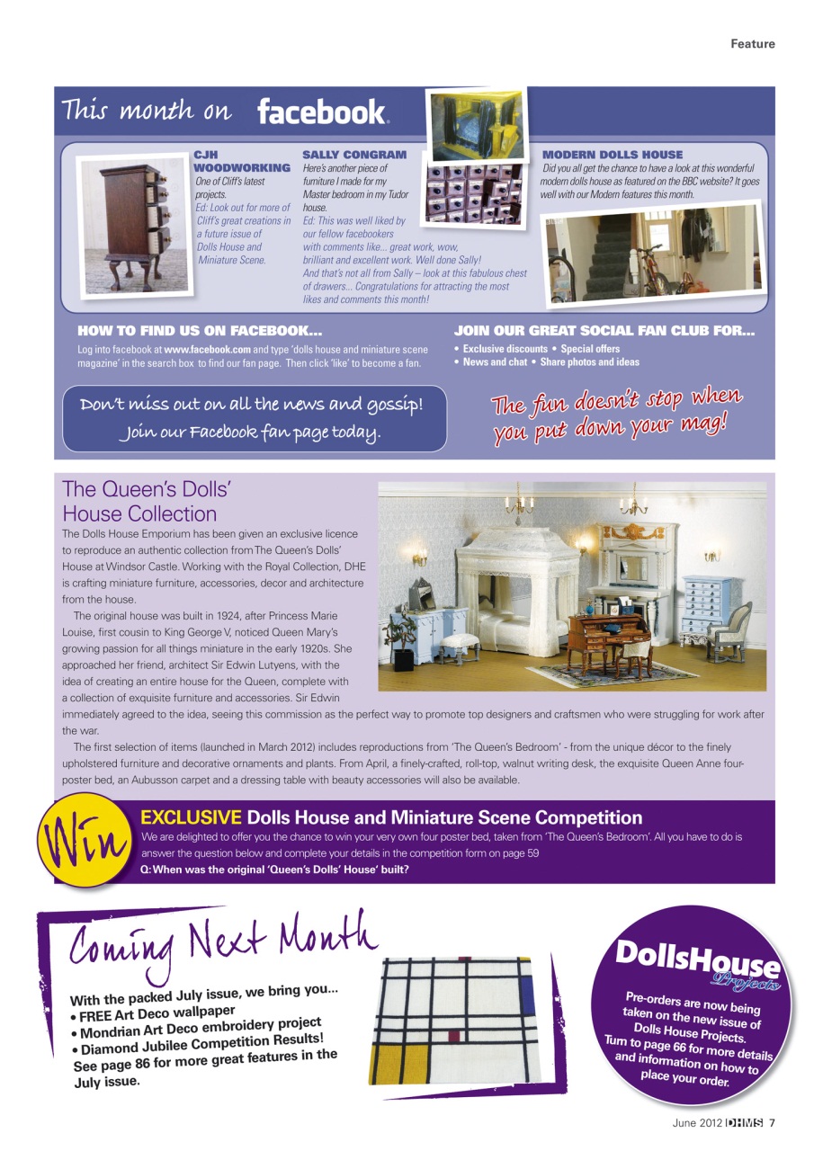 Dolls House and Miniature Scene Preview Pages