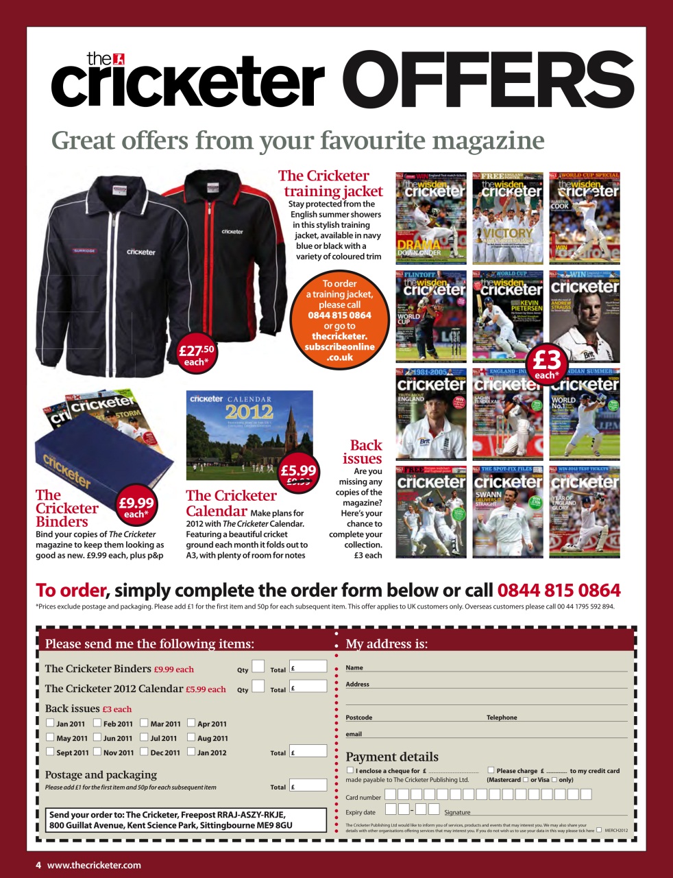 The Cricketer Magazine Preview Pages