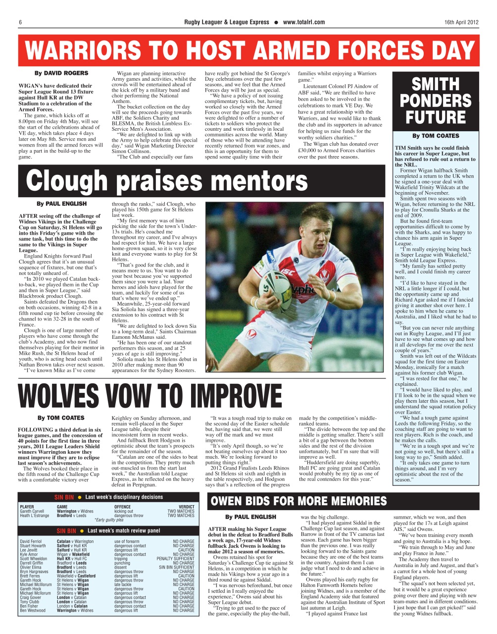 League Express Preview Pages