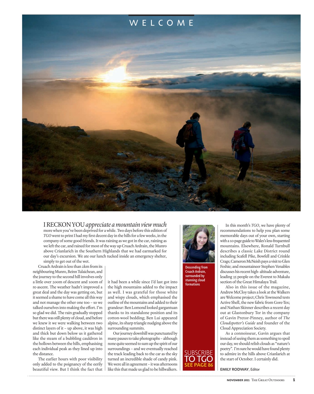 TGO - The Great Outdoors Magazine Preview Pages