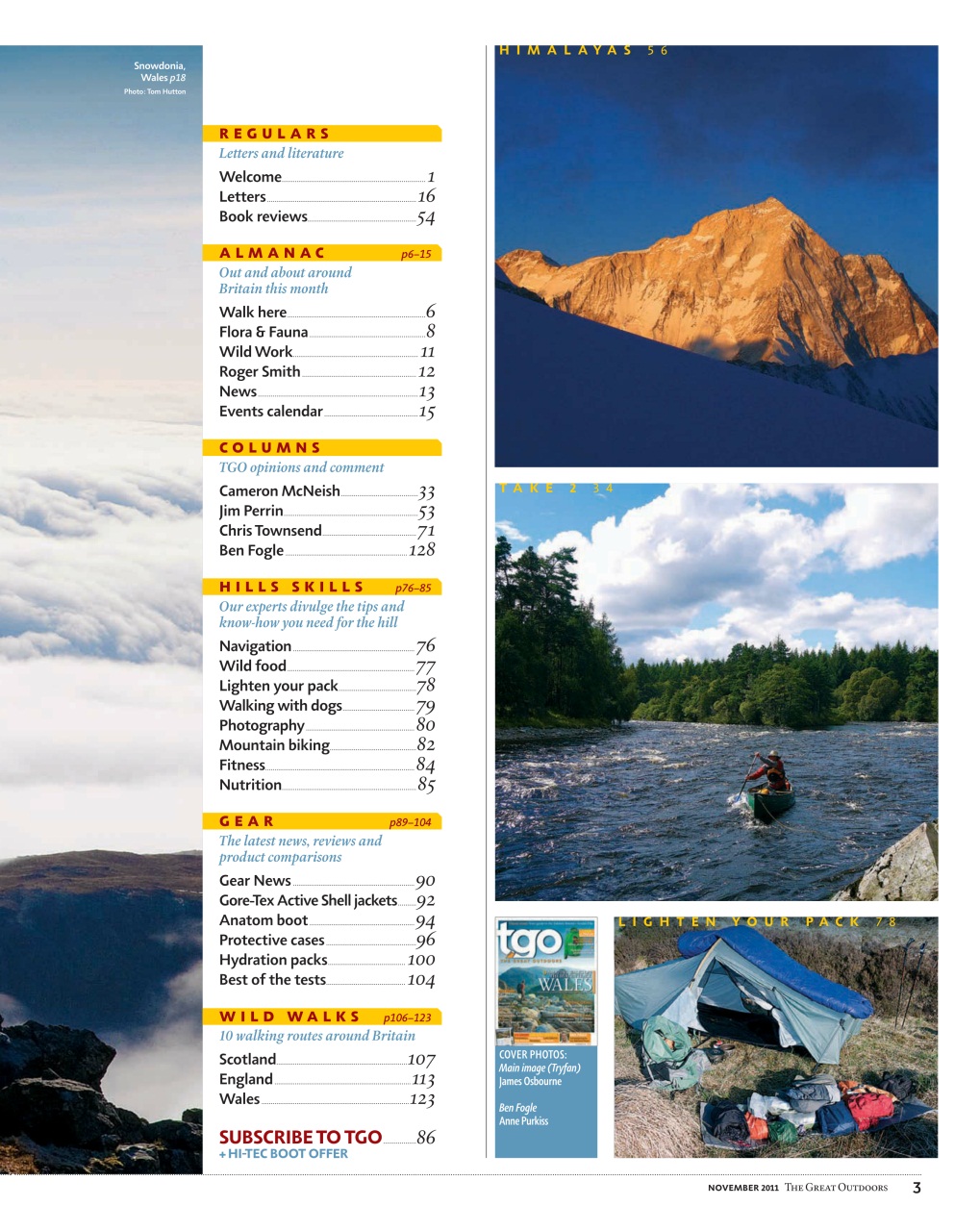 TGO - The Great Outdoors Magazine Preview Pages