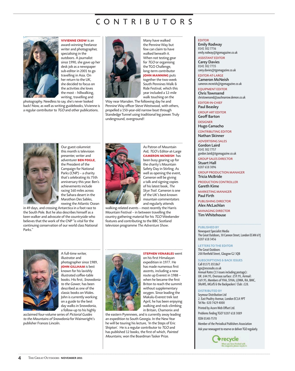 TGO - The Great Outdoors Magazine Preview Pages