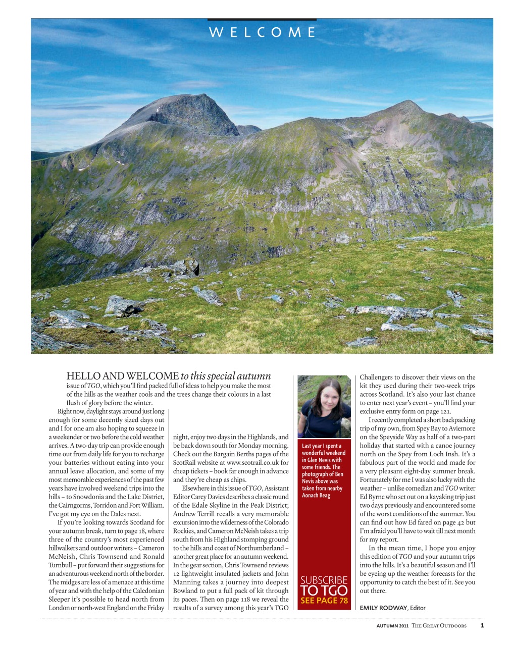 TGO - The Great Outdoors Magazine Preview Pages