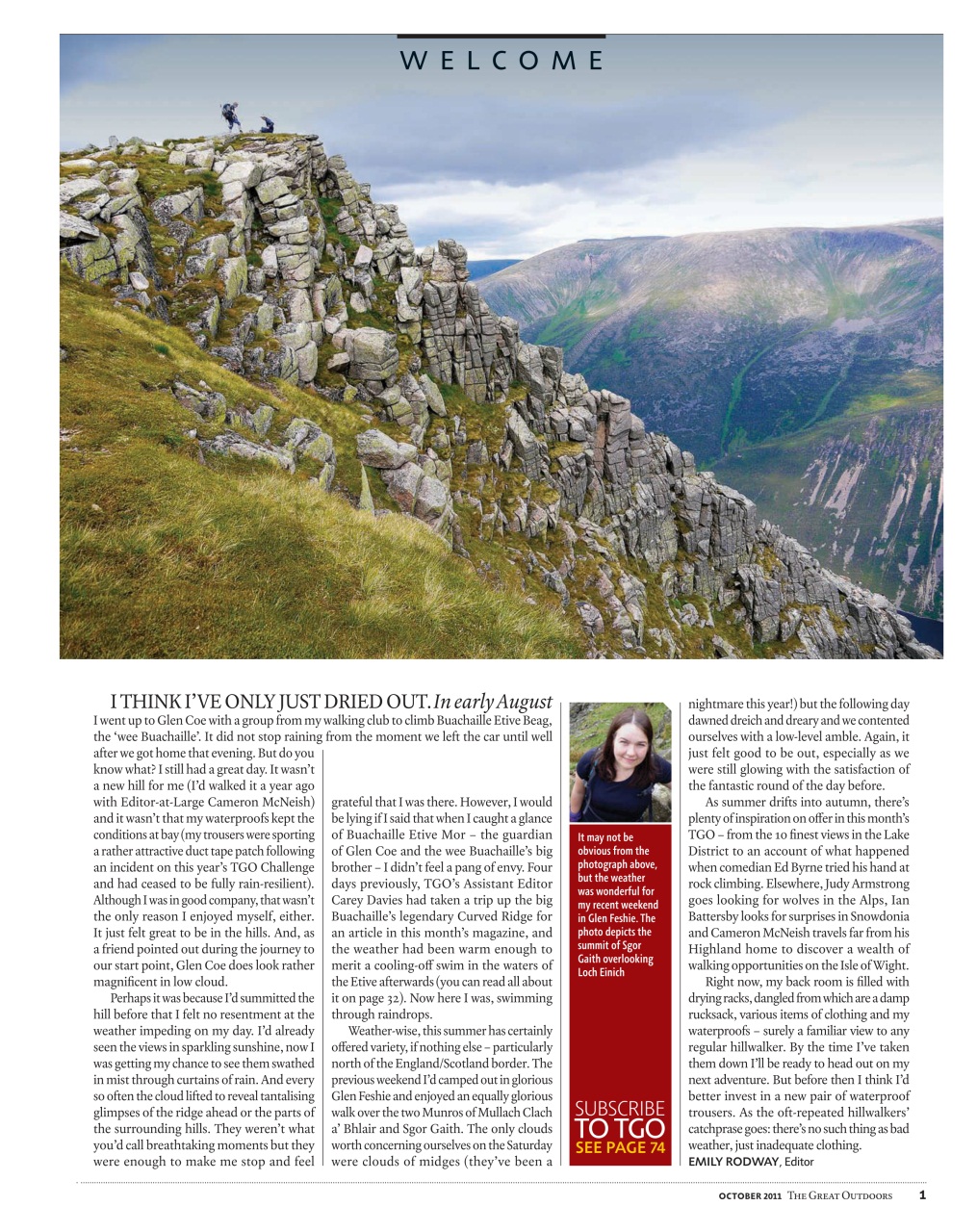 TGO - The Great Outdoors Magazine Preview Pages