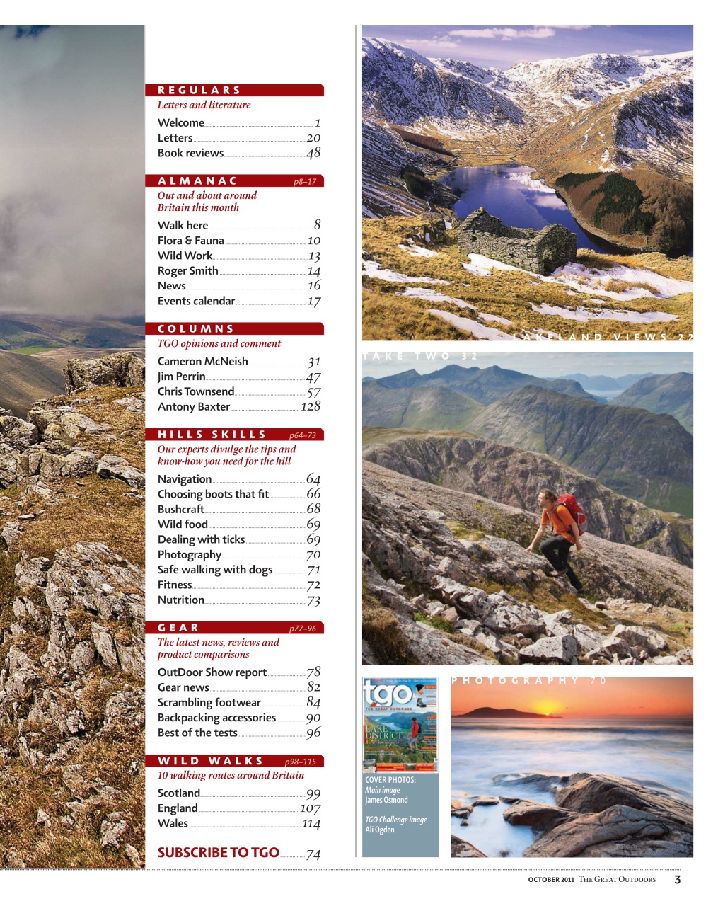 TGO - The Great Outdoors Magazine Preview Pages