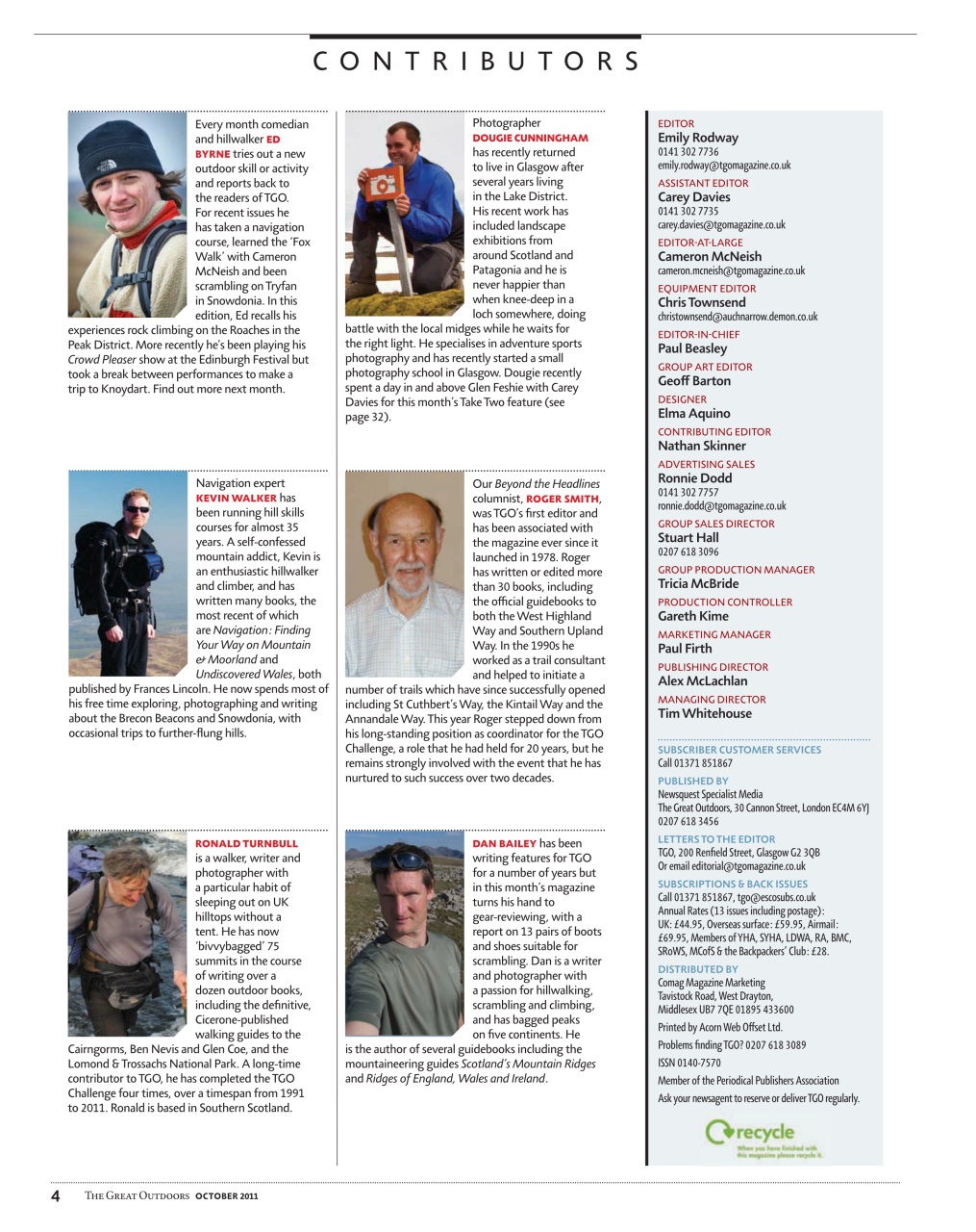 TGO - The Great Outdoors Magazine Preview Pages