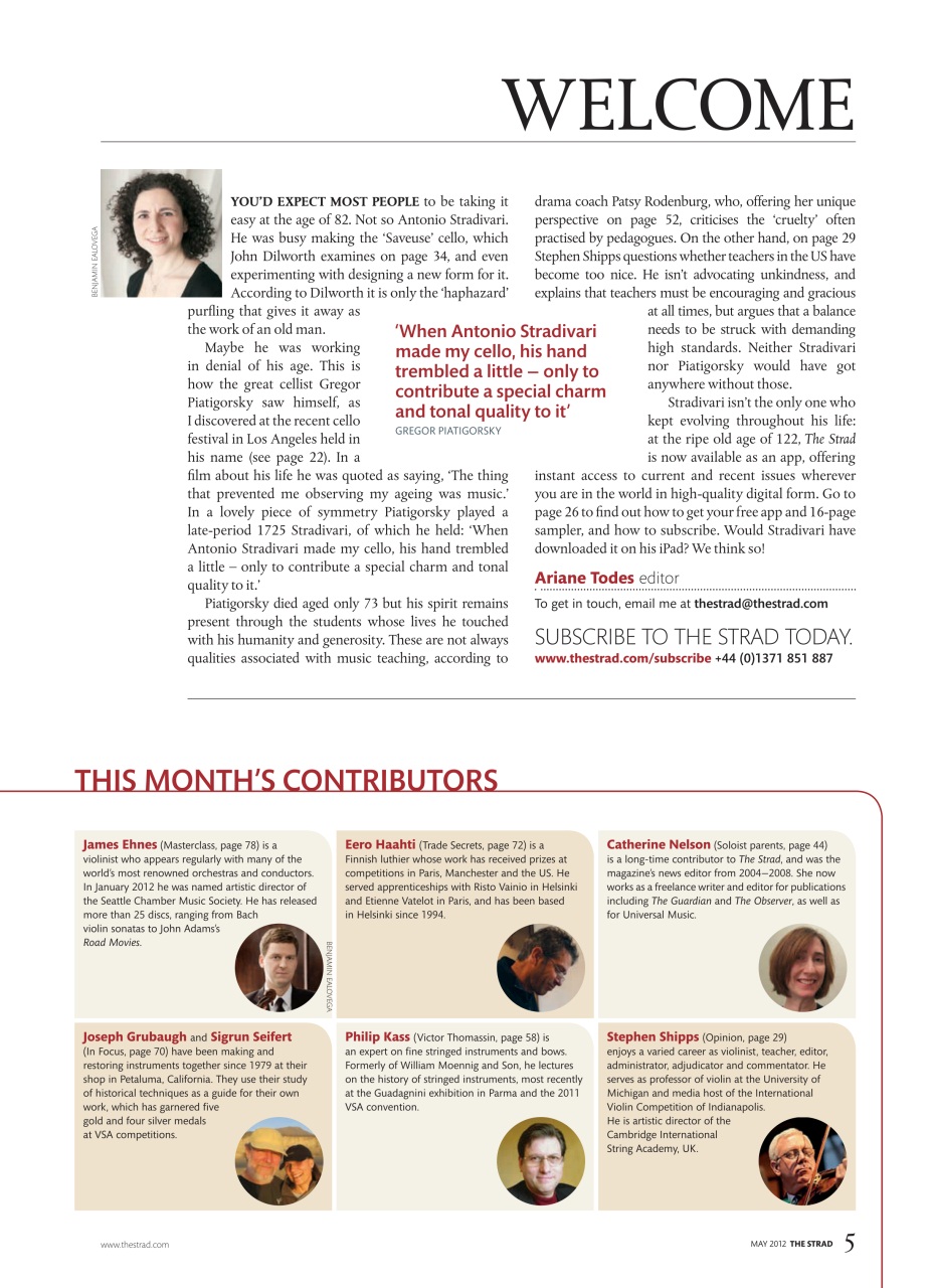 The Strad Preview Pages