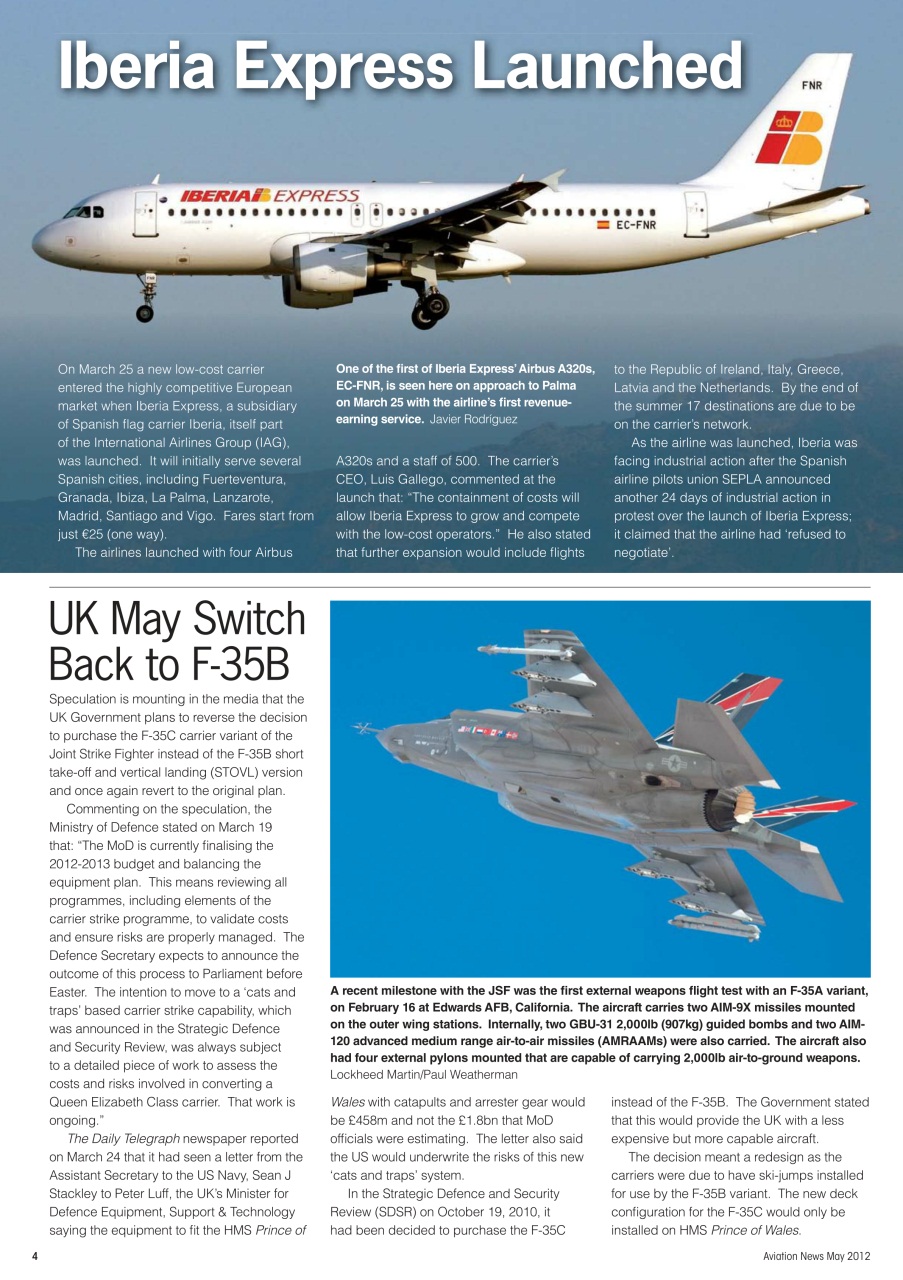 Aviation News Preview Pages