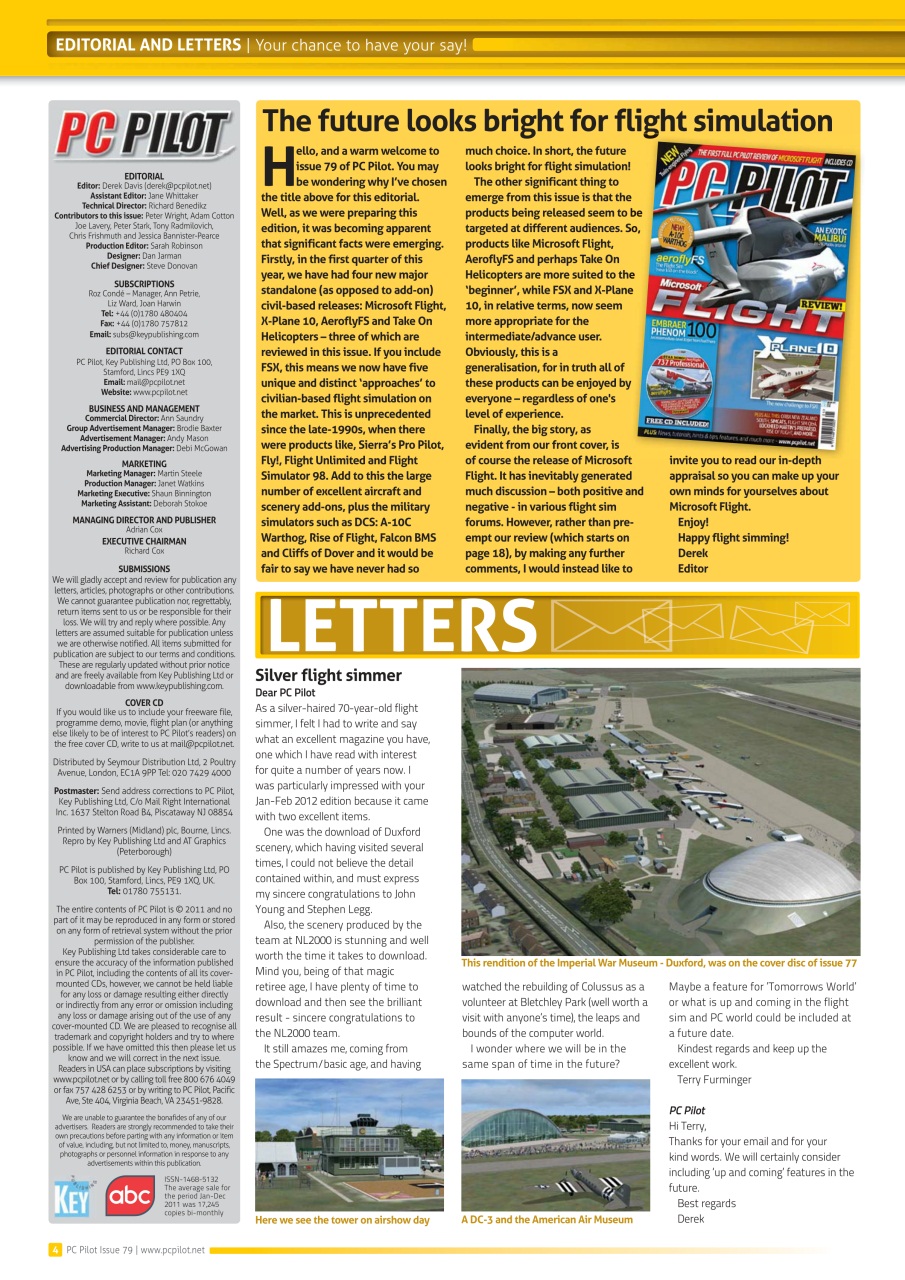 PC Pilot Preview Pages