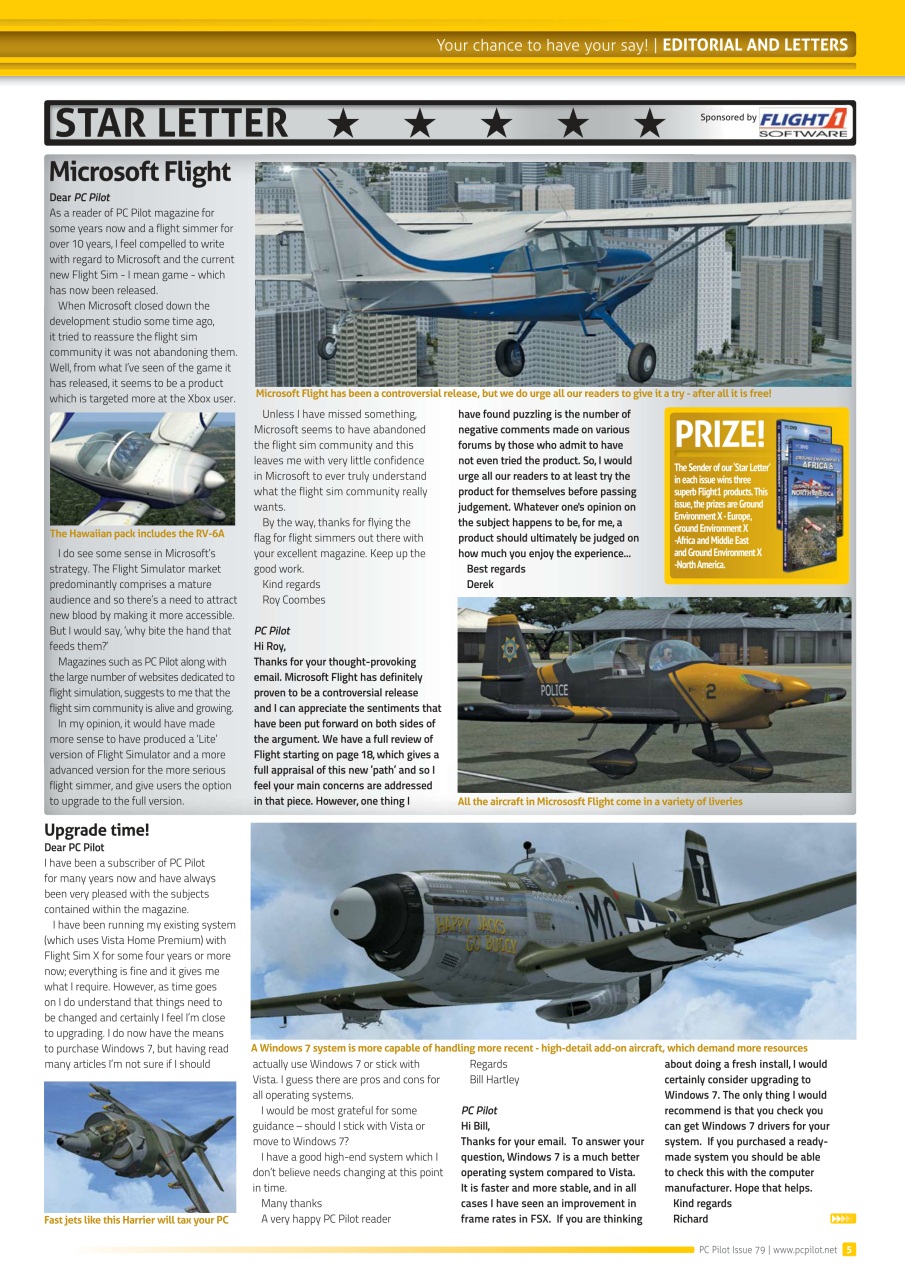 PC Pilot Preview Pages