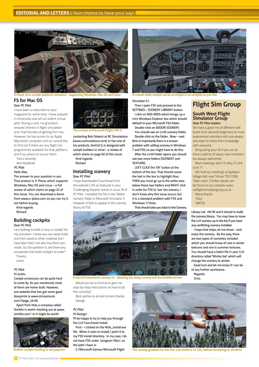 PC Pilot Preview Pages