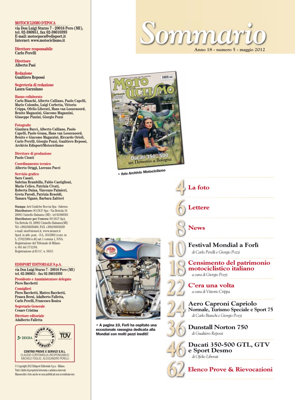 Motociclismo d'Epoca Preview Pages