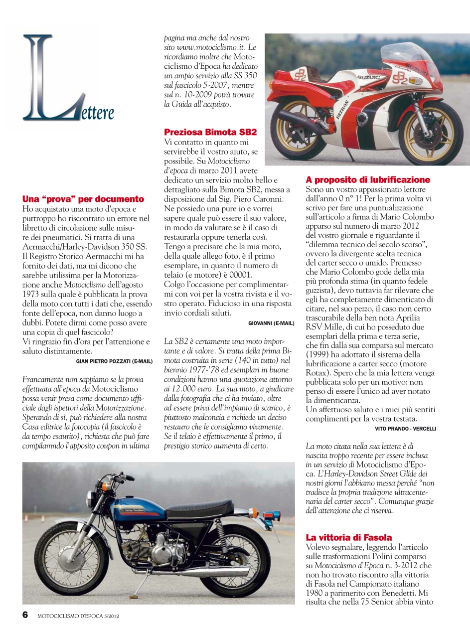 Motociclismo d'Epoca Preview Pages