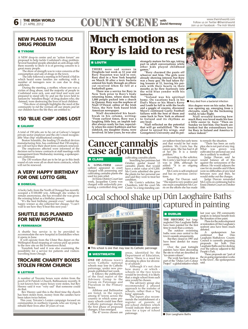 Irish World Preview Pages