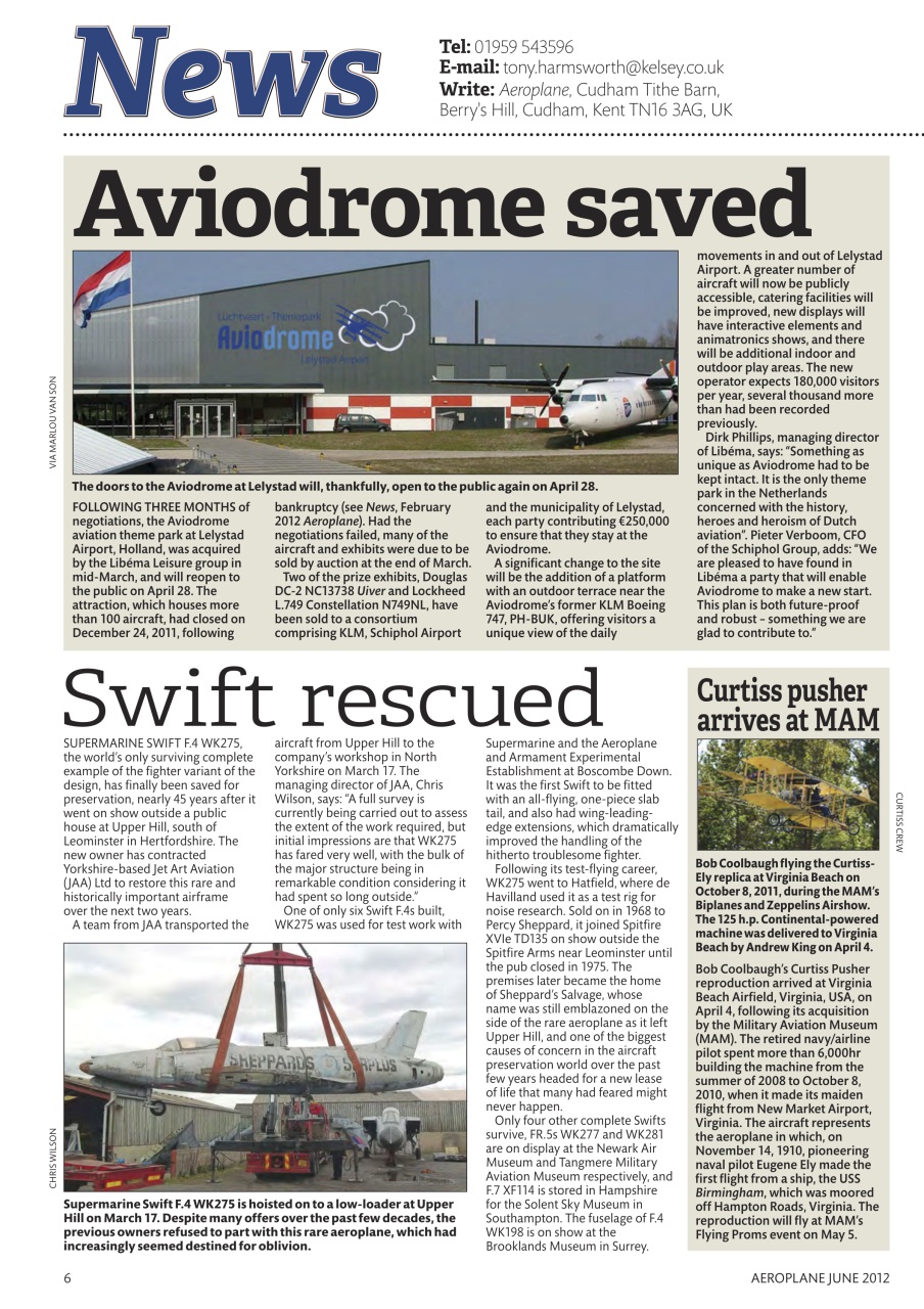 Aeroplane Preview Pages