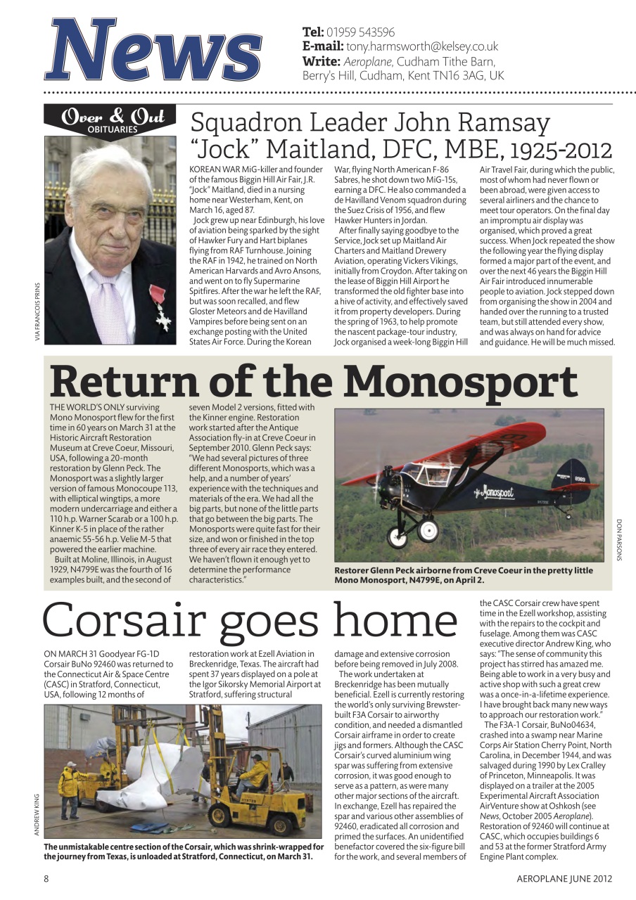 Aeroplane Preview Pages