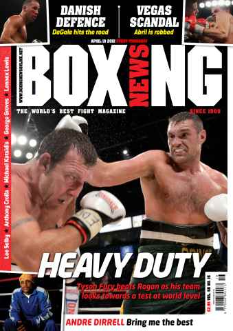Boxing News issue 19th April 2012