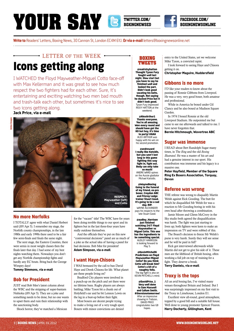 Boxing News Preview Pages