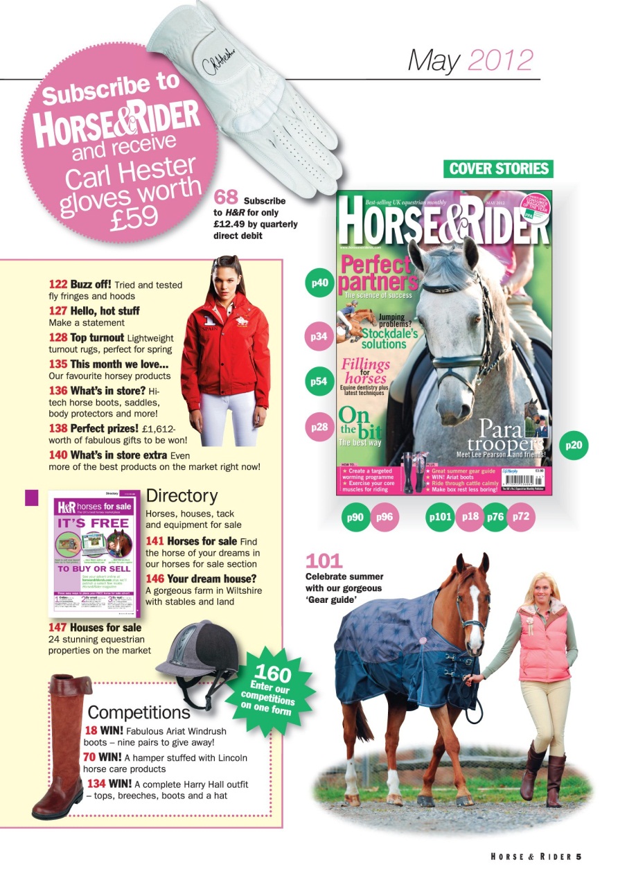 Horse&Rider Magazine - UK equestrian magazine for Horse and Rider Preview Pages