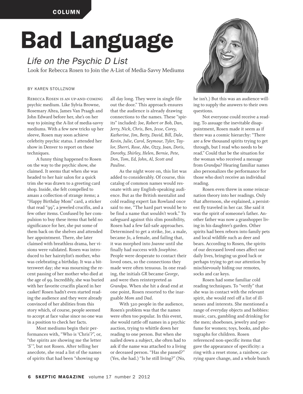 Skeptic Preview Pages